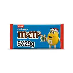 Iceland M&M's Multipack Crispy Chocolate Santa 5 x 29g offer
