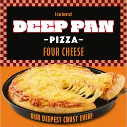 Iceland Iceland Deep Pan Pizza Four Cheese 415g offer