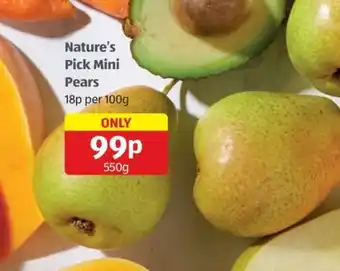 Nature’s Pick Mini Pears