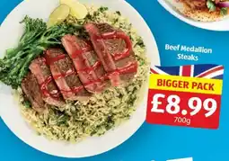 Aldi Beef Medallion Steaks offer