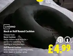 Lidl Neck or Half Round Cushion offer