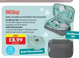 Aldi Nuby Baby Healthcare Kit/Bath Thermometer offer