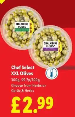Lidl Chef Select XXL Olives offer