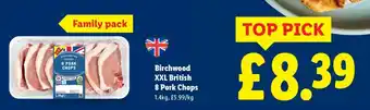 Birchwood XXL British 8 Pork Chops