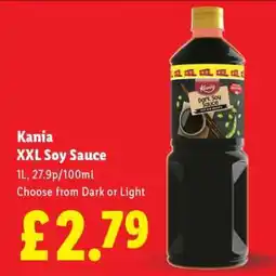 Lidl Kania XXL Soy Sauce offer