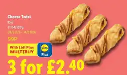 Lidl Cheese Twist offer
