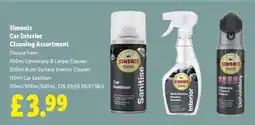 Lidl Simoniz Car Interior Cleaning Assortment offer