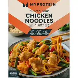 Iceland Myprotein Sweet & Sour Chicken Noodles 500g offer
