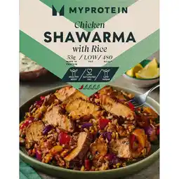 Iceland Myprotein Chicken Shawarma with Rice 500g offer