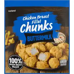 Iceland Iceland Buttermilk Chicken Breast Fillet Chunks 500g offer