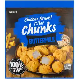 Iceland Iceland Buttermilk Chicken Breast Fillet Chunks 500g offer