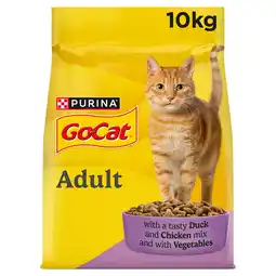 Iceland GO-CAT Chicken and Duck Dry Cat Food 10kg offer