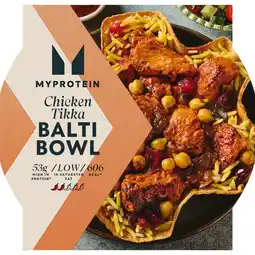 Iceland Myprotein Chicken Tikka Balti Bowl 450g offer