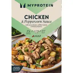 Iceland Myprotein Chicken & Peppercorn Sauce 350g offer
