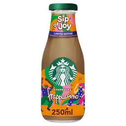 Iceland Starbucks Frappuccino Limited Edition Caramel Brownie Flavour Coffee Drink 250ml offer