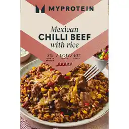 Iceland Myprotein Mexican Chilli Beef with Rice 350g offer