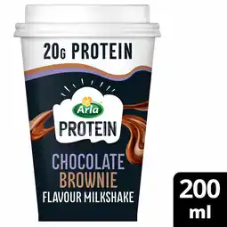 Iceland Arla Protein Chocolate Brownie Flavour Milkshake 200ml offer