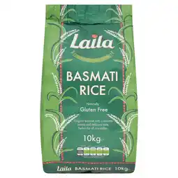 Iceland Laila Basmati Rice 10kg offer