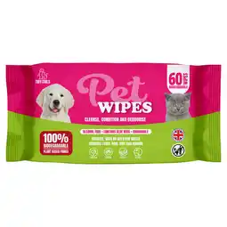 Iceland Tidy Tails 60 Biodegradable Pet Wipes offer