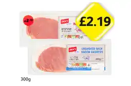 Londis Jack's Back Bacon Rashers Smoked, Unsmoked offer