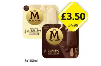 Londis Magnum White Chocolate, Classic offer