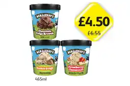 Londis Ben & Jerry's Chocolate Fudge Brownie, Cookie Dough, Strawberry Cheesecake offer