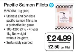 Makro Pacific Salmon Fillets offer