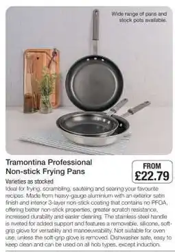 Makro Tramontina Professional Non-stick Frying Pans offer