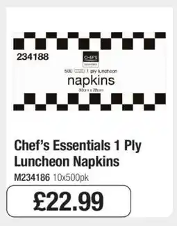 Makro Chef’s Essentials 1 Ply Luncheon Napkins offer