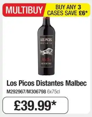 Makro Los Picos Distantes Malbec offer