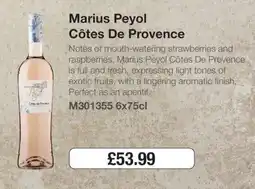 Makro Marius Peyol Côtes De Provence offer