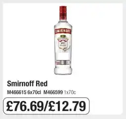 Makro Smirnoff Red offer