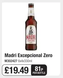 Makro Madrí Excepcional Zero offer