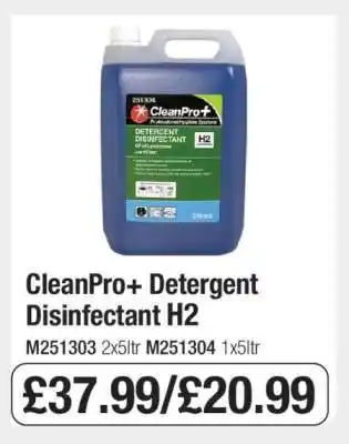 Makro CleanPro+ Detergent Disinfectant H2 offer
