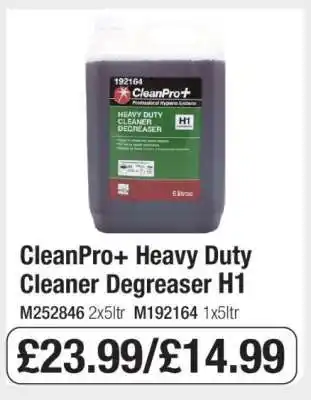 Makro CleanPro+ Heavy Duty Cleaner Degreaser H1 offer