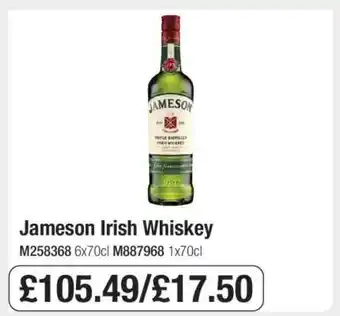 Makro Jameson Irish Whiskey offer