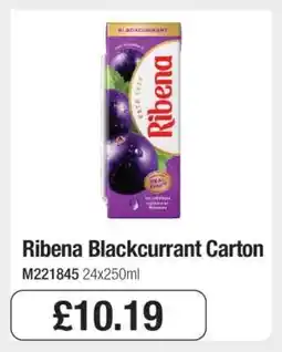 Makro Ribena Blackcurrant Carton offer