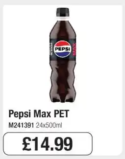 Makro Pepsi Max PET offer