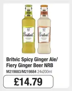 Makro Britvic Spicy Ginger Ale/Fiery Ginger Beer NRB offer