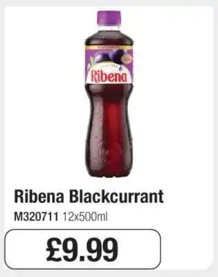 Makro Ribena Blackcurrant offer