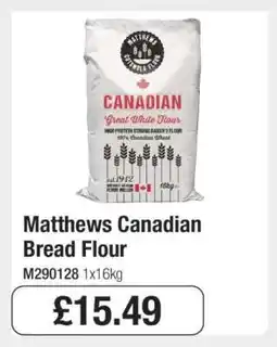 Makro Matthews Canadian Bread Flour offer