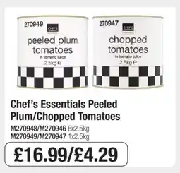 Makro Chef’s Essentials Peeled Plum/Chopped Tomatoes offer