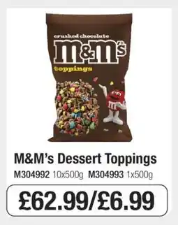Makro M&M's Dessert Toppings offer