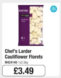 Makro Chef’s Larder Cauliflower Florets offer