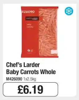 Makro Chef’s Larder Baby Carrots Whole offer