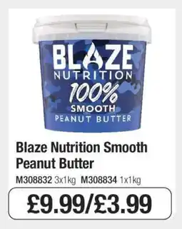 Makro Blaze Nutrition Smooth Peanut Butter offer