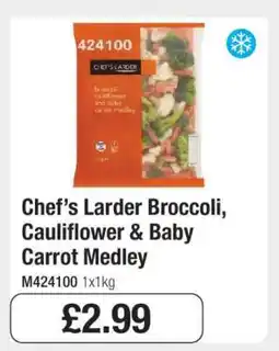 Makro Chef’s Larder Broccoli, Cauliflower & Baby Carrot Medley offer