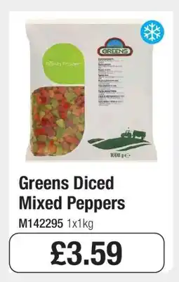 Makro Greens Diced Mixed Peppers offer