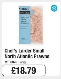 Makro Chef’s Larder Small North Atlantic Prawns offer