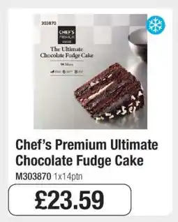 Makro Chef’s Premium Ultimate Chocolate Fudge Cake offer